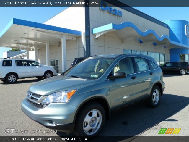 2011 Honda CR-V LX 4WD in Opal Sage Metallic