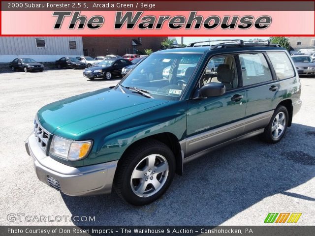 2000 Subaru Forester 2.5 S in Arcadia Green