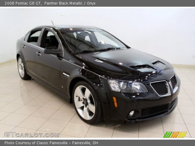 2008 Pontiac G8 GT in Panther Black Metallic