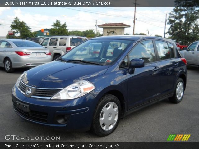 2008 Nissan Versa 1.8 S Hatchback in Blue Onyx