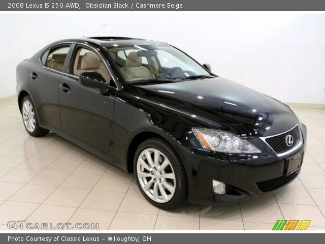 2008 Lexus IS 250 AWD in Obsidian Black