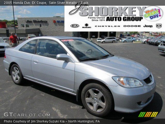2005 Honda Civic EX Coupe in Satin Silver Metallic