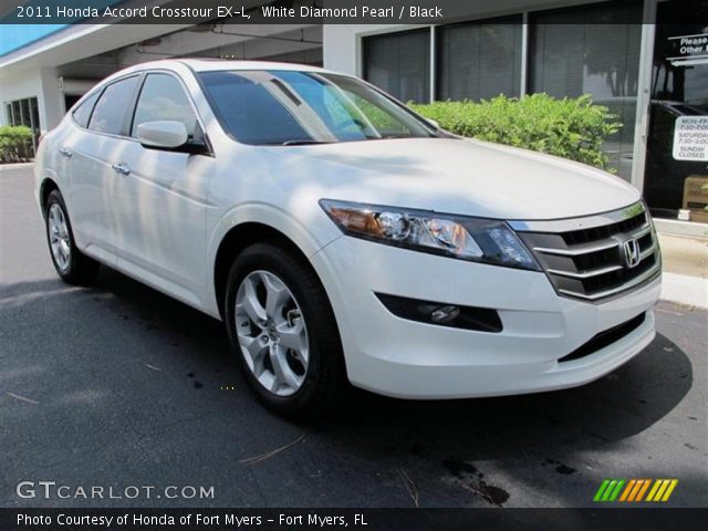 2011 Honda Accord Crosstour EX-L in White Diamond Pearl
