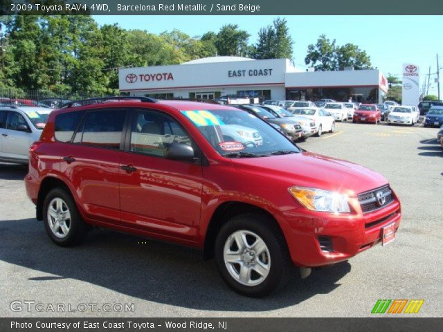 2009 Toyota RAV4 4WD in Barcelona Red Metallic