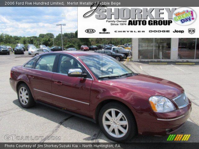 2006 Ford Five Hundred Limited in Merlot Metallic