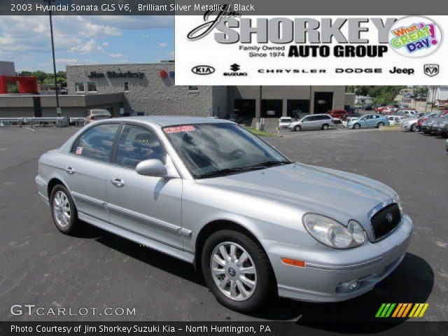 2003 Hyundai Sonata GLS V6 in Brilliant Silver Metallic