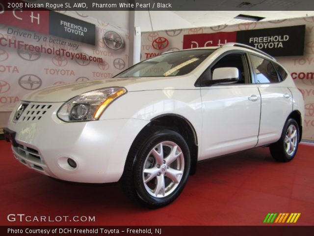 2008 Nissan Rogue SL AWD in Phantom White Pearl