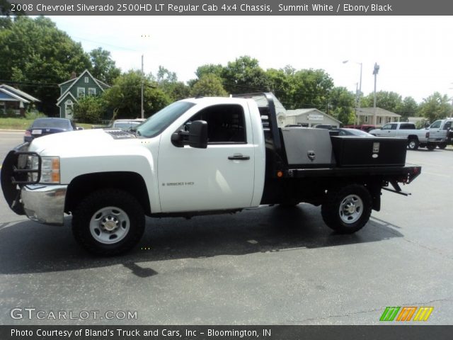 2008 Chevrolet Silverado 2500HD LT Regular Cab 4x4 Chassis in Summit White