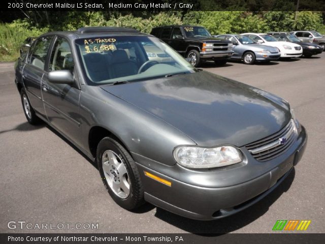 2003 Chevrolet Malibu LS Sedan in Medium Gray Metallic
