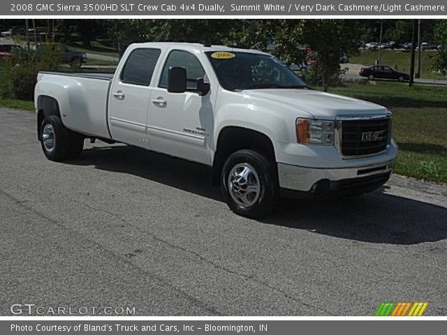 2008 GMC Sierra 3500HD SLT Crew Cab 4x4 Dually in Summit White