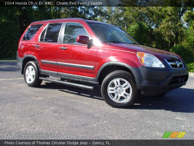 2004 Honda CR-V EX 4WD in Chianti Red Pearl