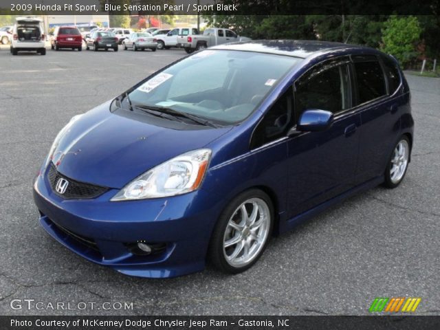 2009 Honda Fit Sport in Blue Sensation Pearl