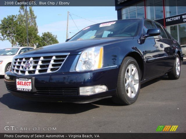 2008 Cadillac DTS  in Blue Chip