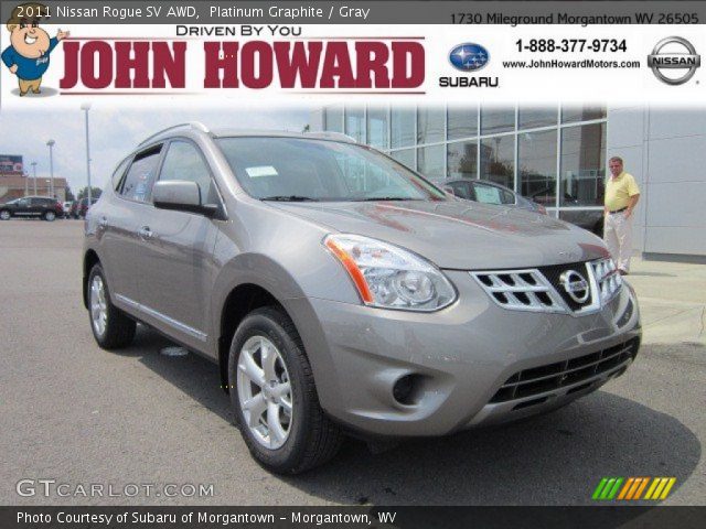 2011 Nissan Rogue SV AWD in Platinum Graphite