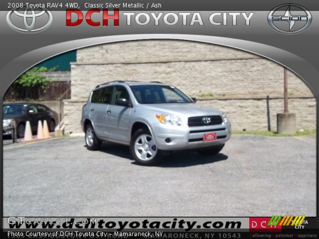 2008 Toyota RAV4 4WD in Classic Silver Metallic