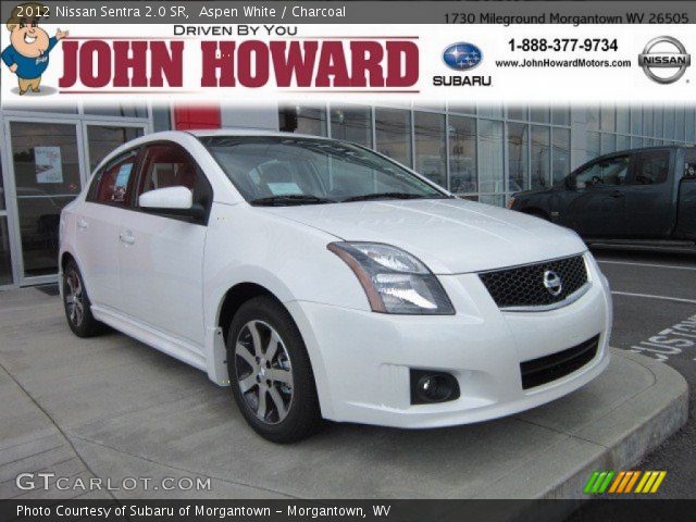 2012 Nissan Sentra 2.0 SR in Aspen White