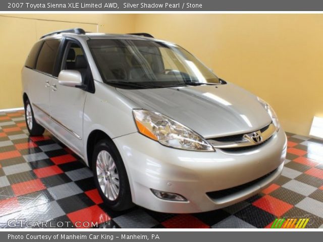 2007 Toyota Sienna XLE Limited AWD in Silver Shadow Pearl