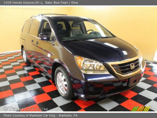 2008 Honda Odyssey EX-L in Baltic Blue Pearl