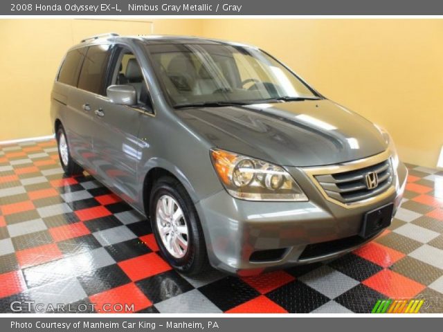 2008 Honda Odyssey EX-L in Nimbus Gray Metallic