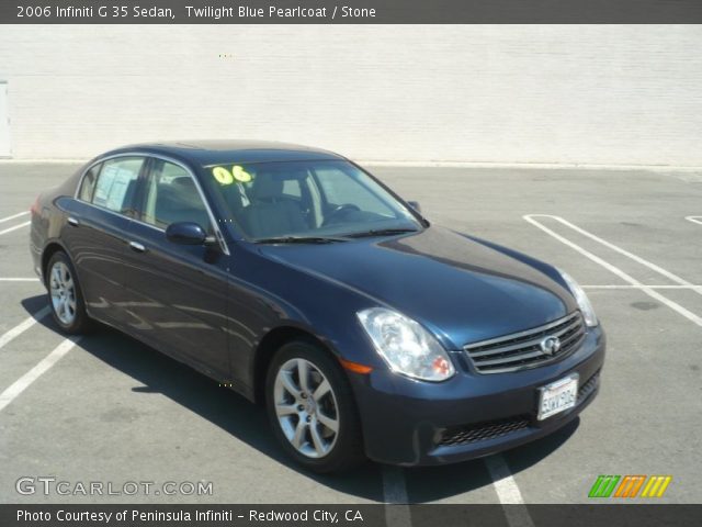 2006 Infiniti G 35 Sedan in Twilight Blue Pearlcoat