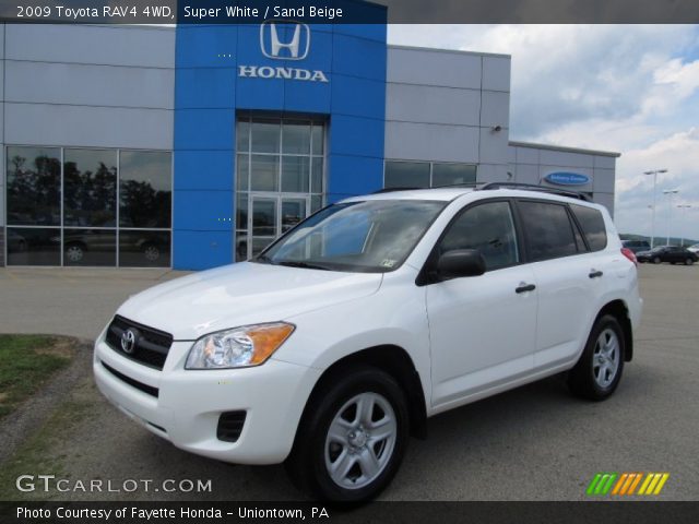 2009 Toyota RAV4 4WD in Super White