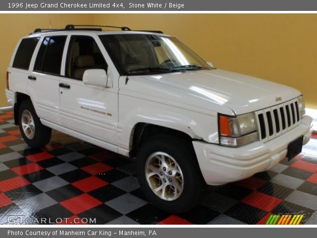 1996 Jeep Grand Cherokee Limited 4x4 in Stone White