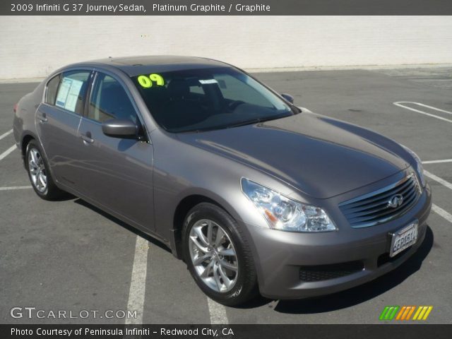 2009 Infiniti G 37 Journey Sedan in Platinum Graphite