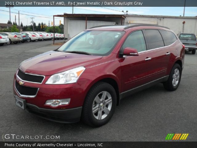 2011 Chevrolet Traverse LT AWD in Red Jewel Metallic