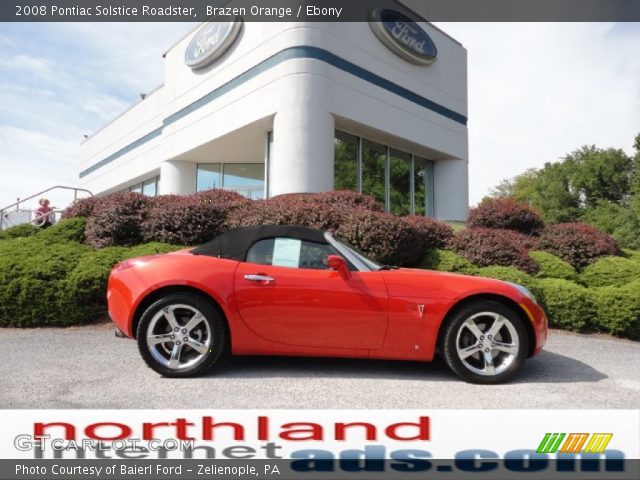 2008 Pontiac Solstice Roadster in Brazen Orange