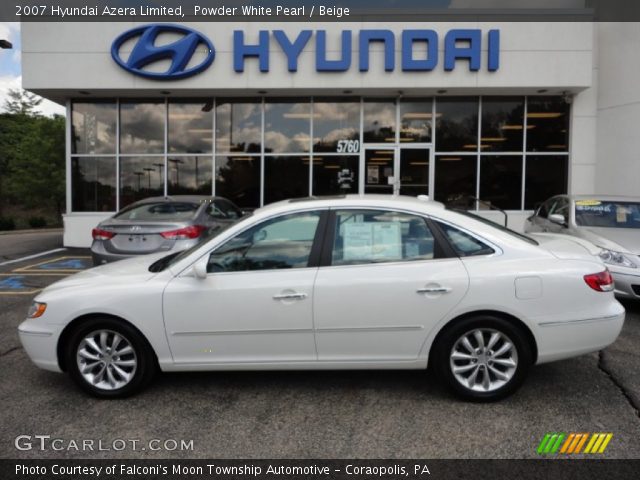 2007 Hyundai Azera Limited in Powder White Pearl