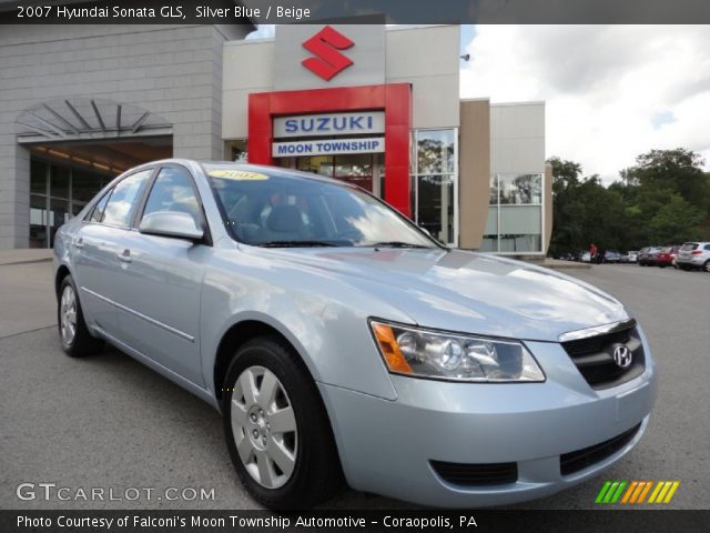 2007 Hyundai Sonata GLS in Silver Blue