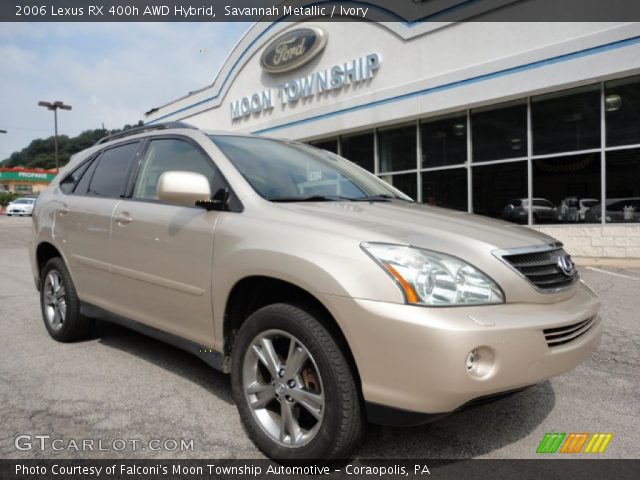 2006 Lexus RX 400h AWD Hybrid in Savannah Metallic