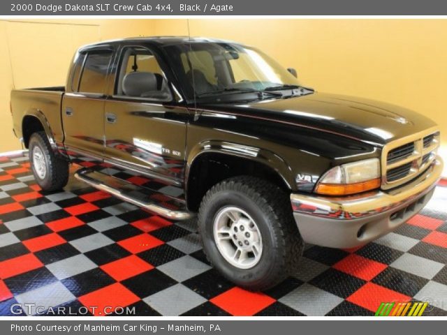 2000 Dodge Dakota SLT Crew Cab 4x4 in Black