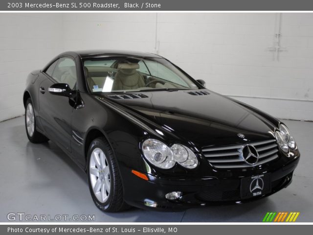 2003 Mercedes-Benz SL 500 Roadster in Black