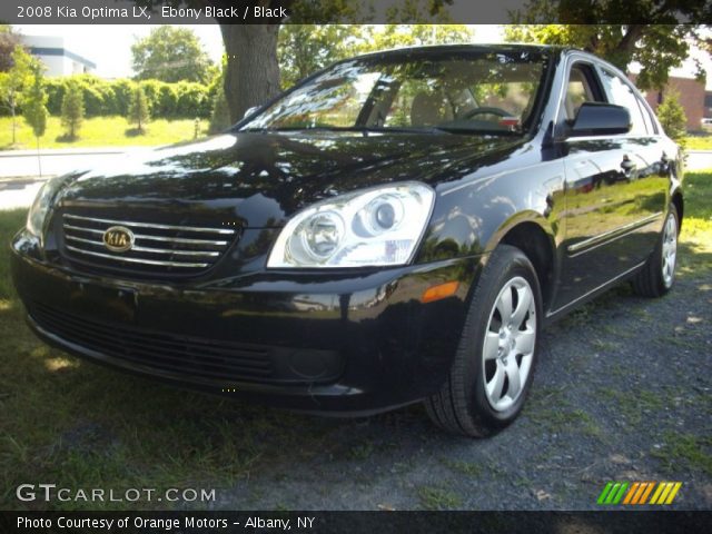 2008 Kia Optima LX in Ebony Black