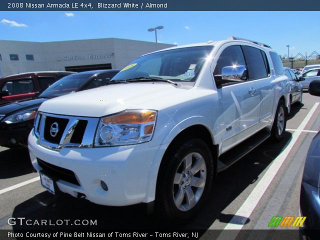 2008 Nissan Armada LE 4x4 in Blizzard White