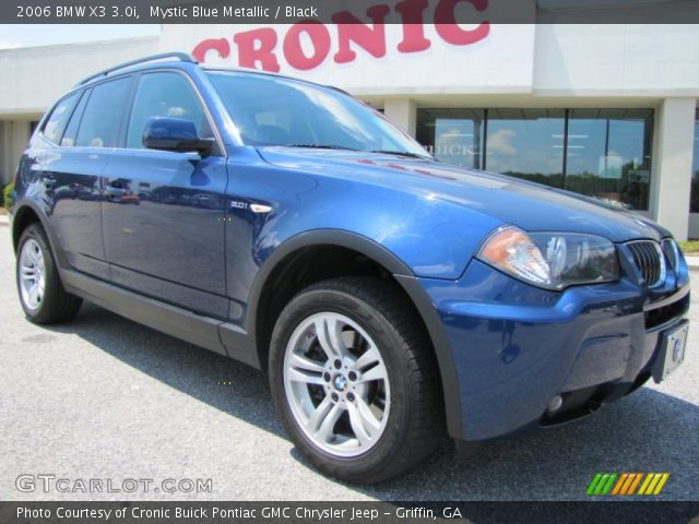 2006 BMW X3 3.0i in Mystic Blue Metallic