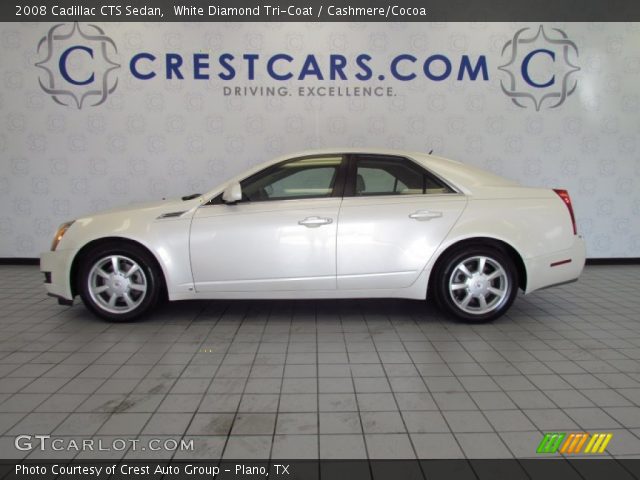 2008 Cadillac CTS Sedan in White Diamond Tri-Coat