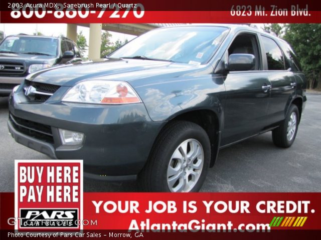 2003 Acura MDX  in Sagebrush Pearl