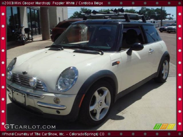 2003 Mini Cooper Hardtop in Pepper White
