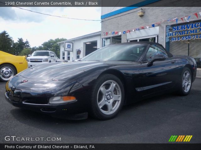 1998 Chevrolet Corvette Convertible in Black