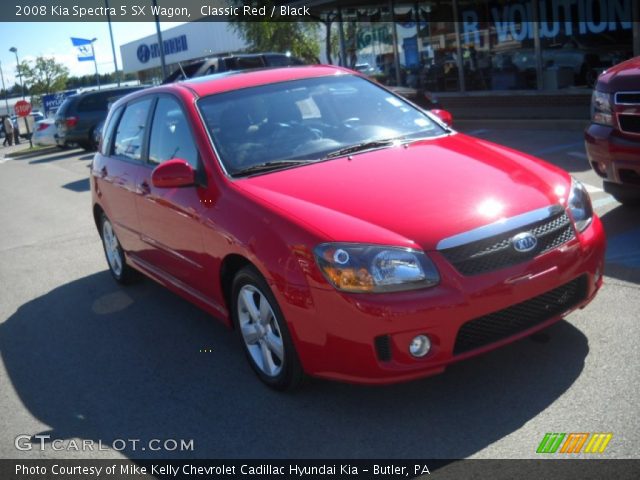 2008 Kia Spectra 5 SX Wagon in Classic Red