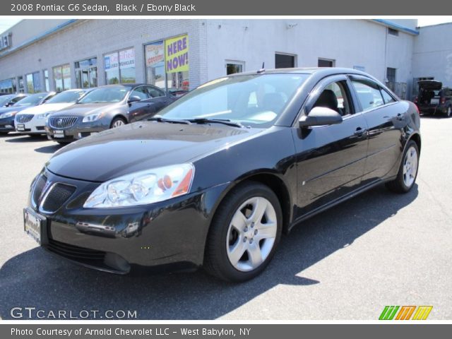 2008 Pontiac G6 Sedan in Black