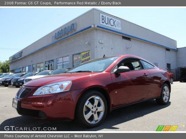 2008 Pontiac G6 GT Coupe in Performance Red Metallic