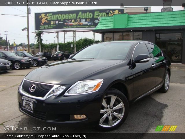2008 Lexus GS 350 AWD in Black Sapphire Pearl