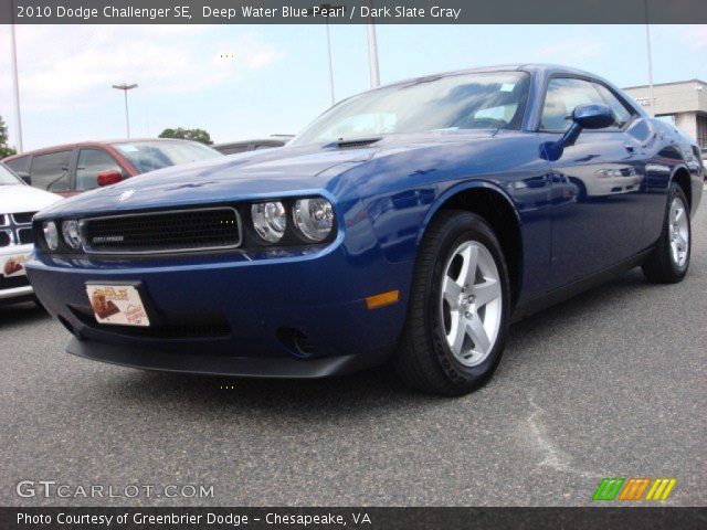 2010 Dodge Challenger SE in Deep Water Blue Pearl