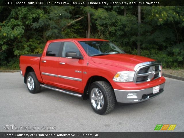 2010 Dodge Ram 1500 Big Horn Crew Cab 4x4 in Flame Red
