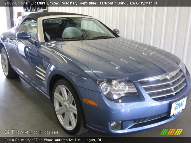 2007 Chrysler Crossfire Limited Roadster in Aero Blue Pearlcoat
