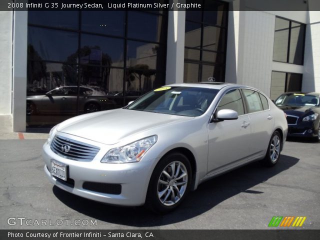 2008 Infiniti G 35 Journey Sedan in Liquid Platinum Silver