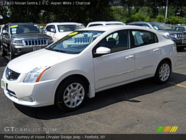 2010 Nissan Sentra 2.0 S in Aspen White